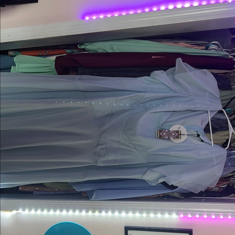 Elegant Light Blue Dress